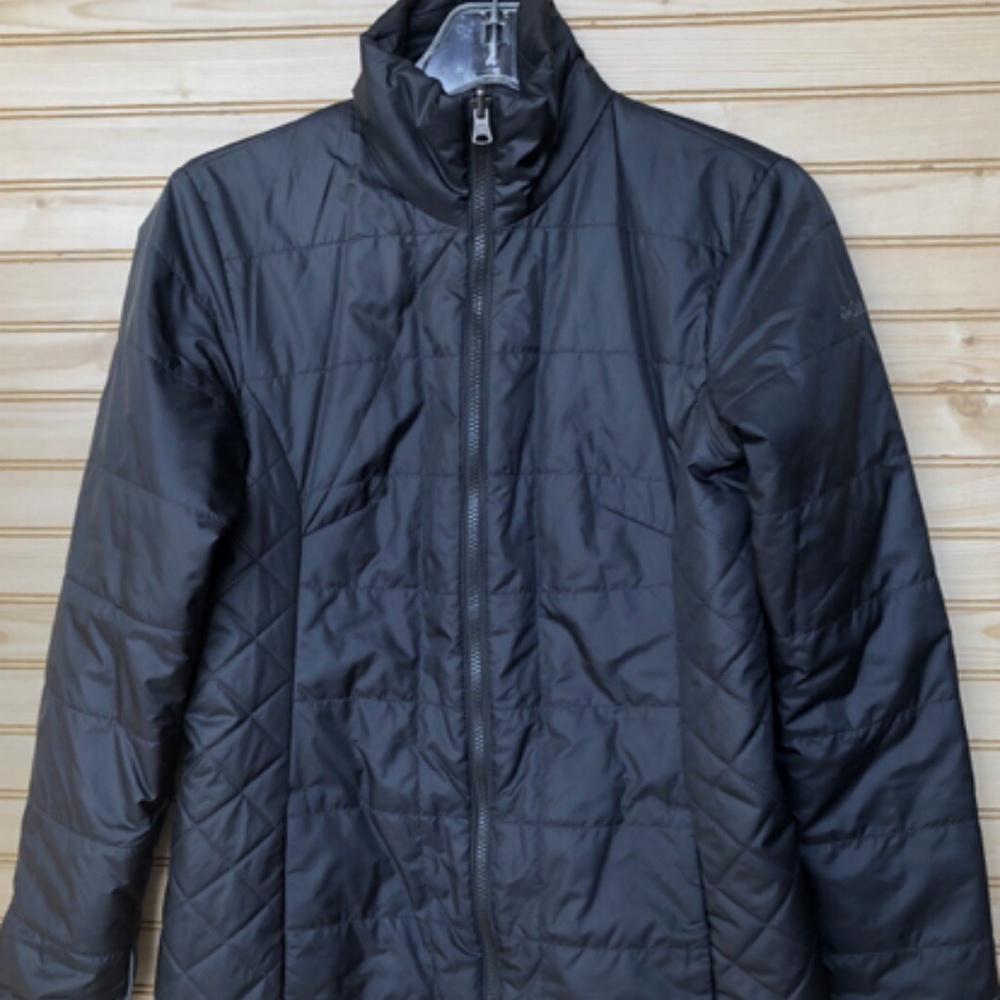 Columbia Interchange Omni Heat/Omni Tech Black Puffer Mid Length Jacket Women S